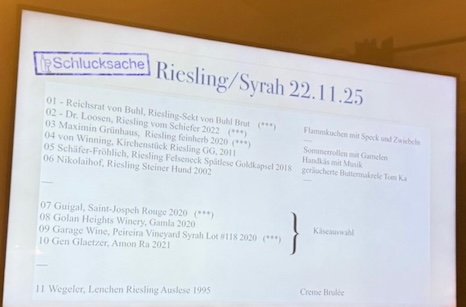 Riesling vs. Syrah